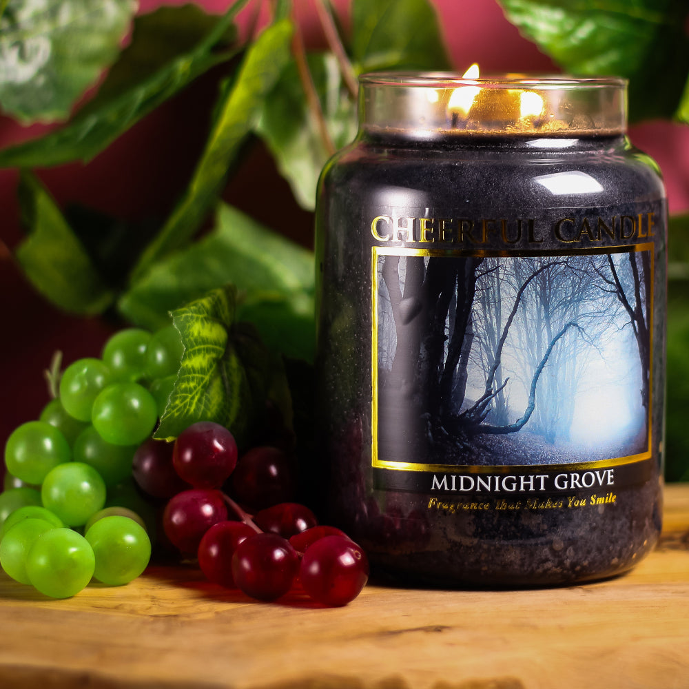 Midnight Grove Scented Candle -24 oz, Double Wick, Cheerful Candle