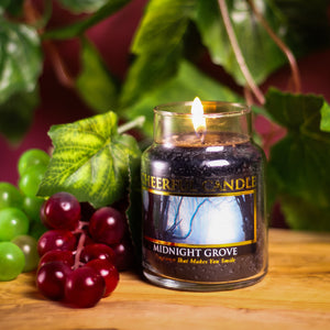 Midnight Grove Scented Candle - 6 oz, Single Wick, Cheerful Candle