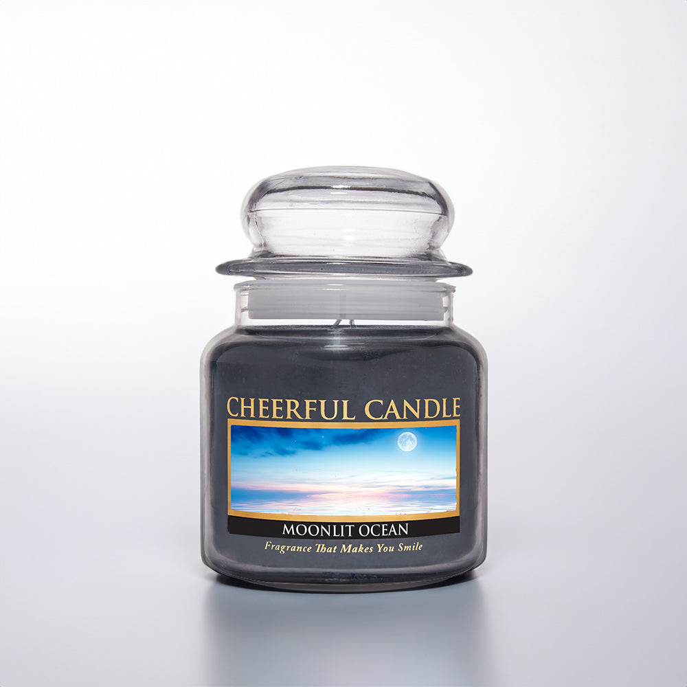 Moonlit Ocean Scented Candle -16 oz, Double Wick, Cheerful Candle