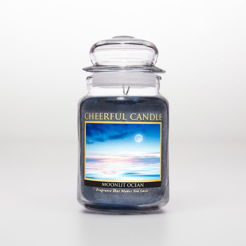 Moonlit Ocean Scented Candle -24 oz, Double Wick, Cheerful Candle