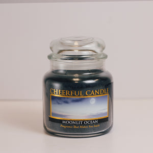 Moonlit Ocean Scented Candle -16 oz, Double Wick, Cheerful Candle