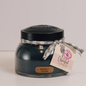 Moonlit Ocean Scented Candle - 22 oz, Double Wick, Mama Jar