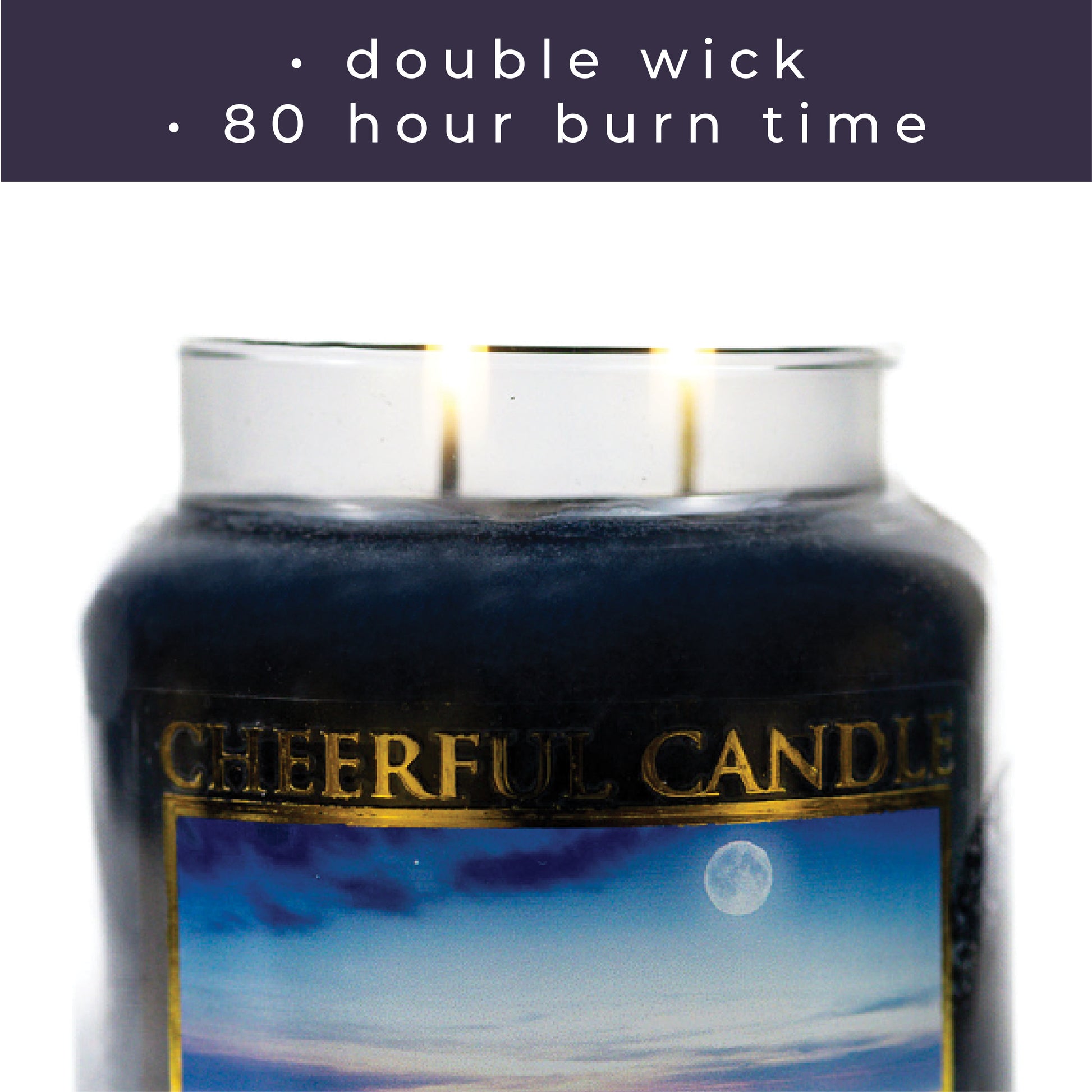 Moonlit Ocean - 16 oz Cheerful Candle