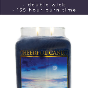 Moonlit Ocean - 24 oz Cheerful Candle