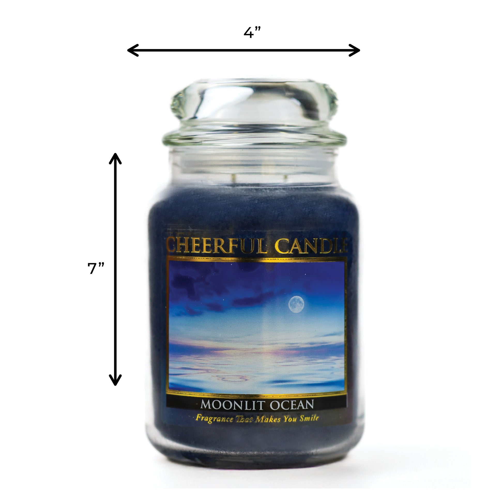 Moonlit Ocean - 24 oz Cheerful Candle