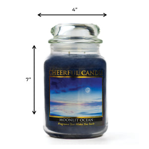 Moonlit Ocean - 24 oz Cheerful Candle