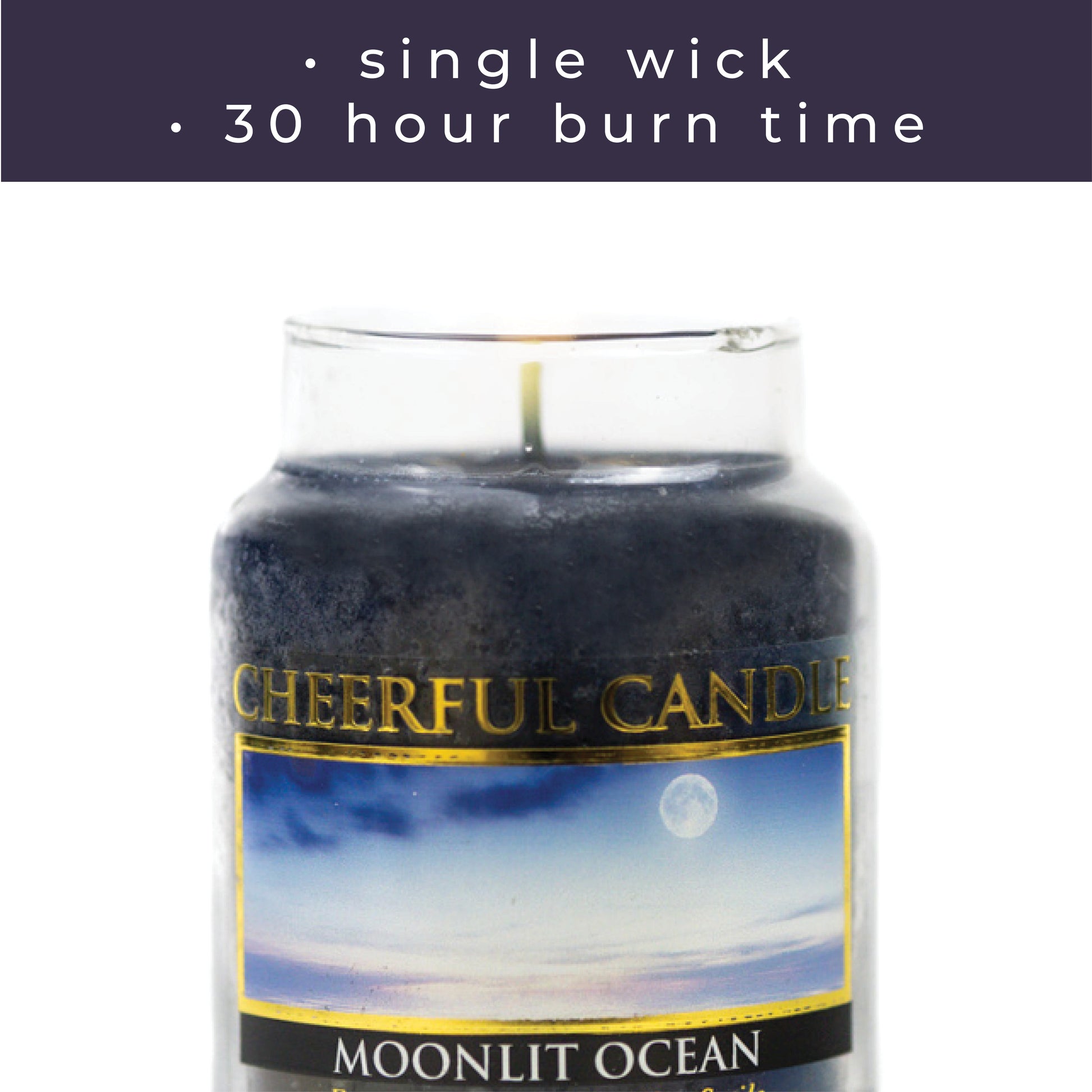 Moonlit Ocean - 6 oz Cheerful Candle