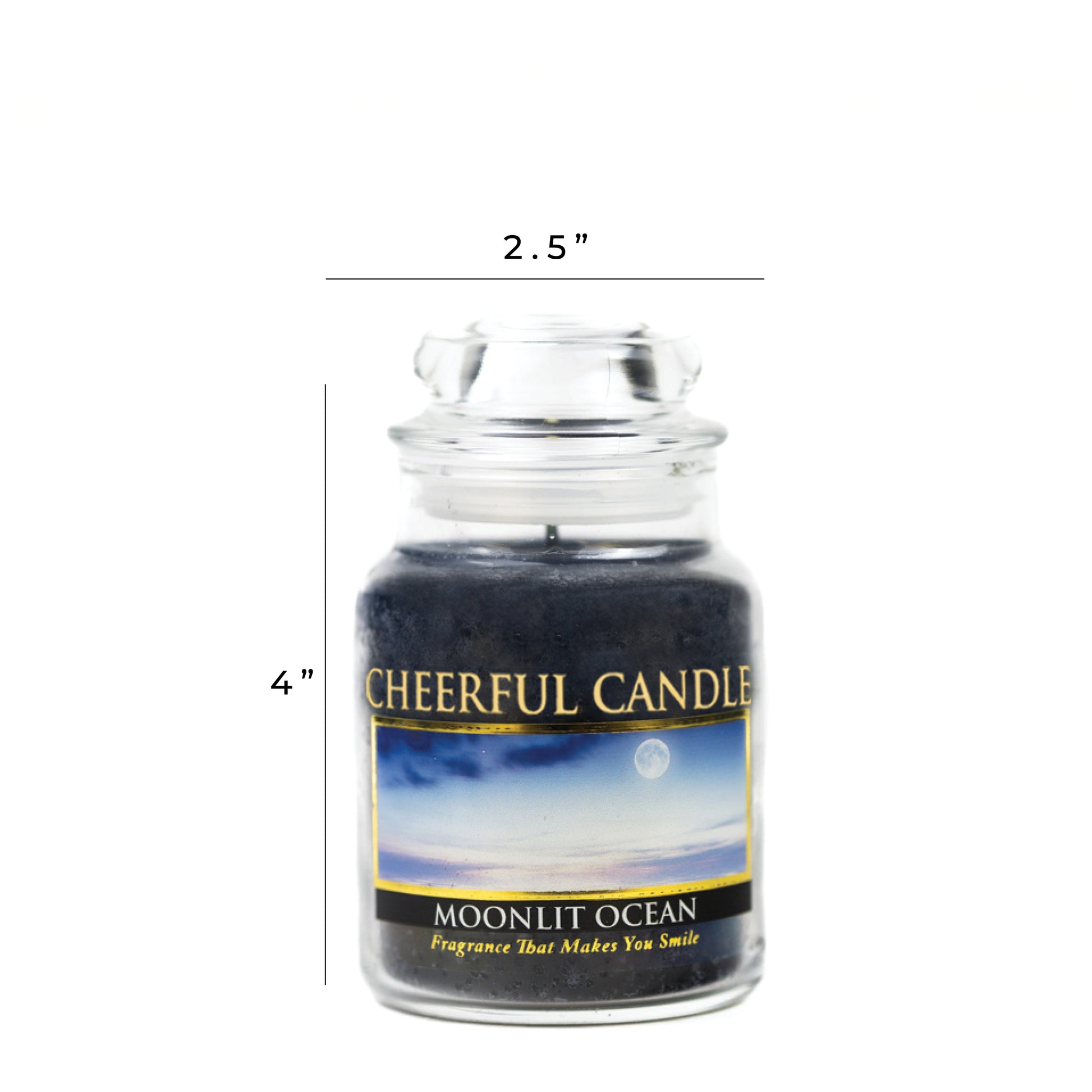 Moonlit Ocean - 6 oz Cheerful Candle