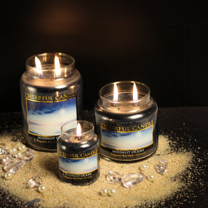 Moonlit Ocean Scented Candle -24 oz, Double Wick, Cheerful Candle