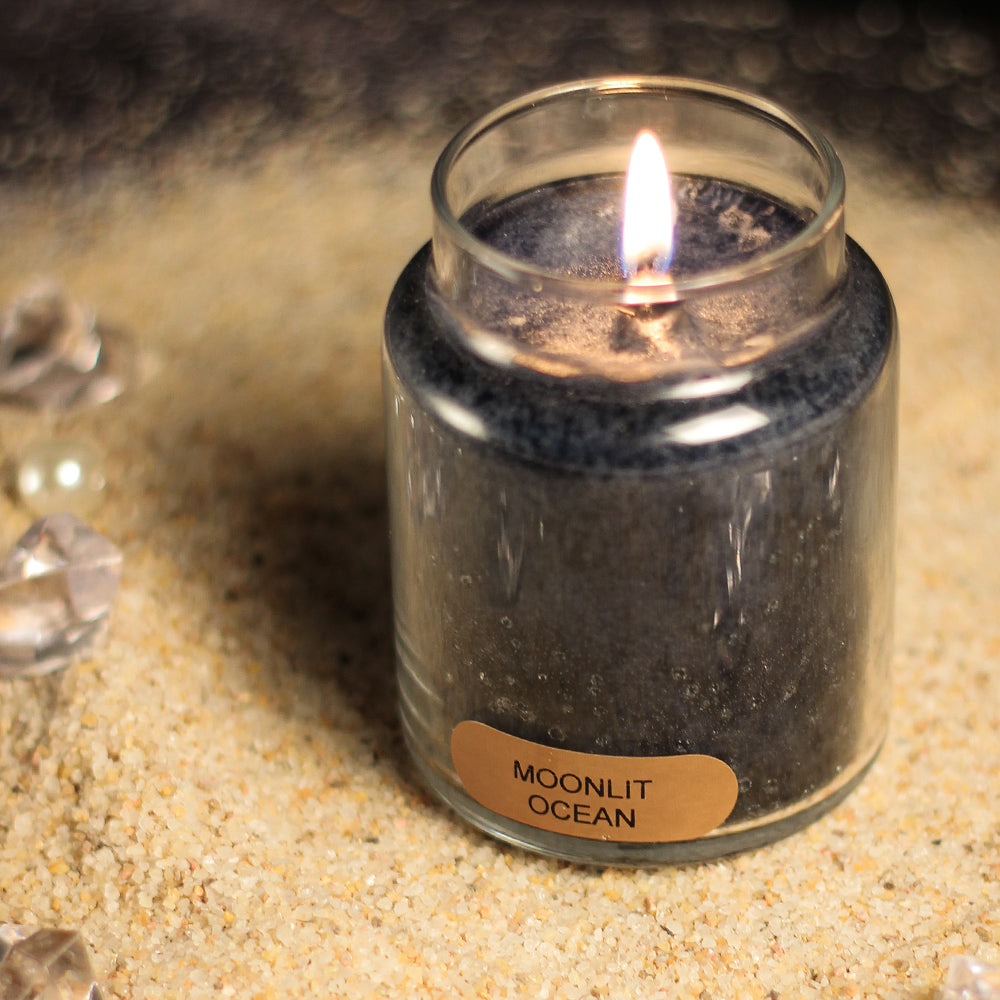 Moonlit Ocean Scented Candle - 6 oz, Single Wick, Baby Jar