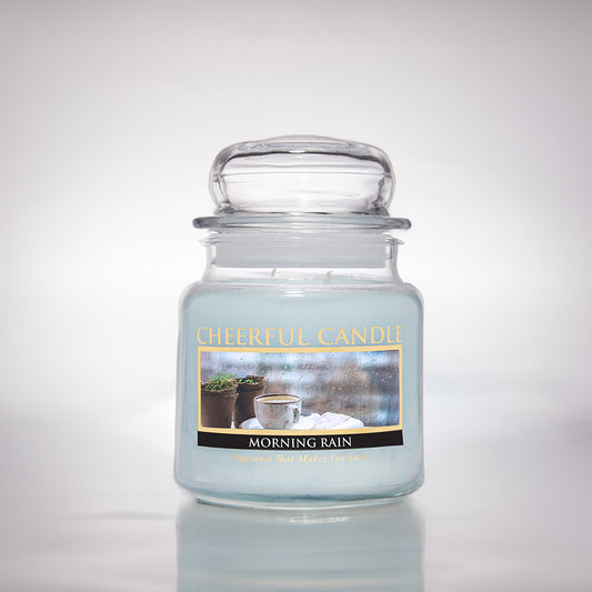 Morning Rain Scented Candle -16 oz, Double Wick, Cheerful Candle
