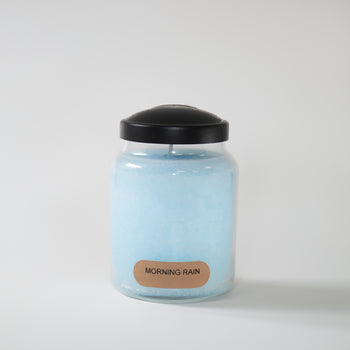 Morning Rain Scented Candle - 6 oz, Single Wick, Baby Jar