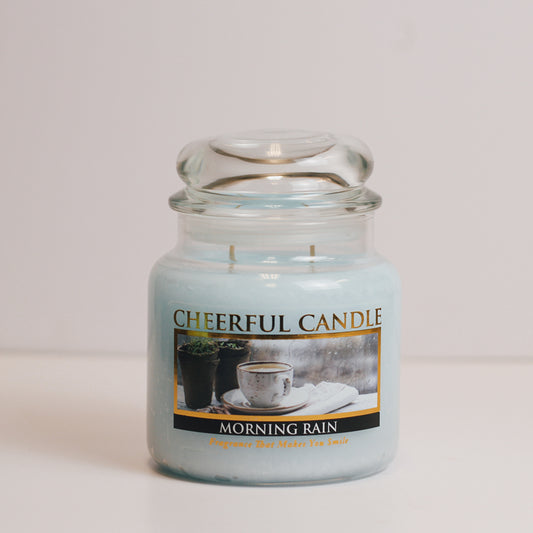 Morning Rain Scented Candle -16 oz, Double Wick, Cheerful Candle