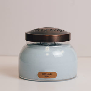 Morning Rain Scented Candle - 22 oz, Double Wick, Mama Jar