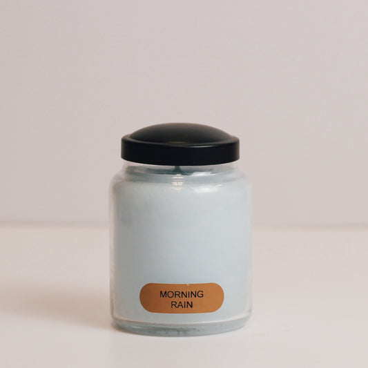 Morning Rain Scented Candle - 6 oz, Single Wick, Baby Jar