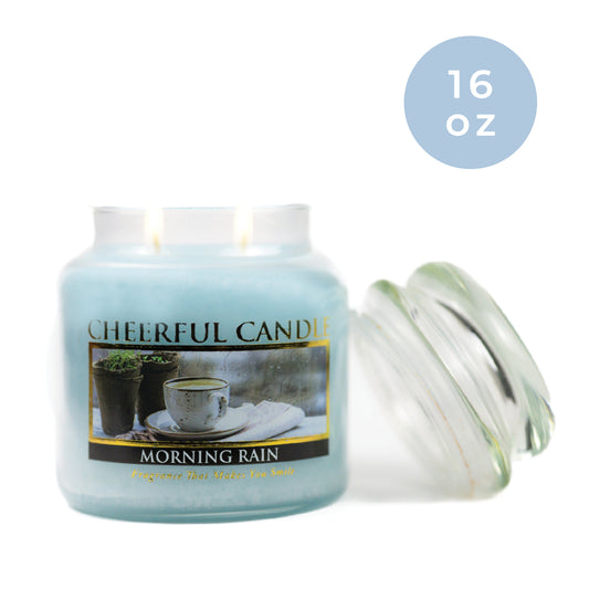 Morning Rain - 16 oz Cheerful Candle