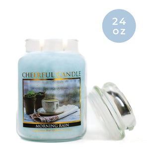 Morning Rain - 24 oz Cheerful Candle
