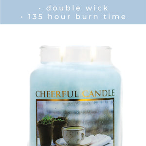 Morning Rain - 24 oz Cheerful Candle