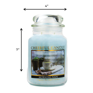 Morning Rain - 24 oz Cheerful Candle