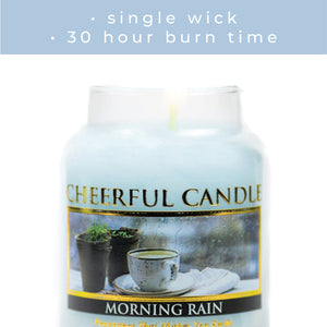 Morning Rain - 6 oz Cheerful Candle