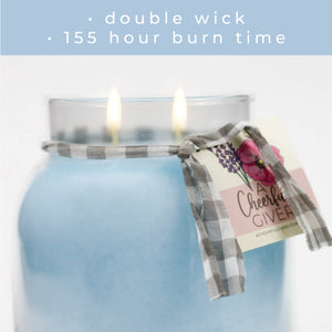Morning Rain - 34 oz Papa Candle