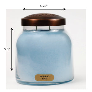Morning Rain - 34 oz Papa Candle
