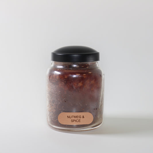 Nutmeg & Spice Scented Candle - 6 oz, Single Wick, Baby Jar