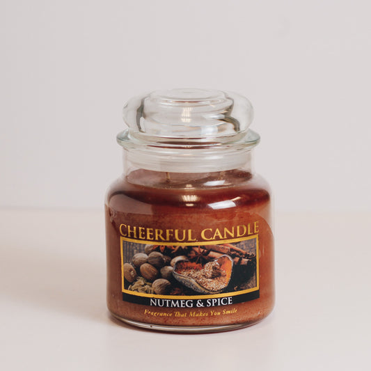 Nutmeg & Spice - 16 oz Cheerful Candle