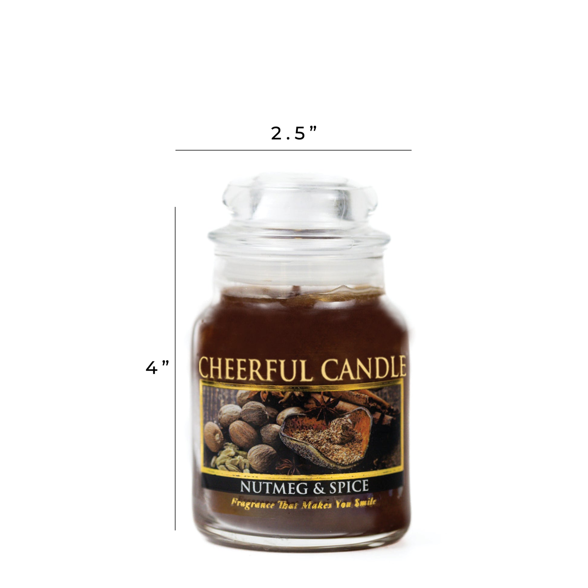 Nutmeg & Spice - 6 oz Cheerful Candle