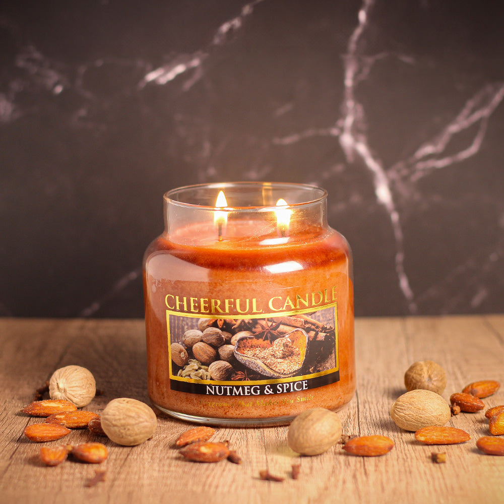 Nutmeg & Spice - 16 oz Cheerful Candle