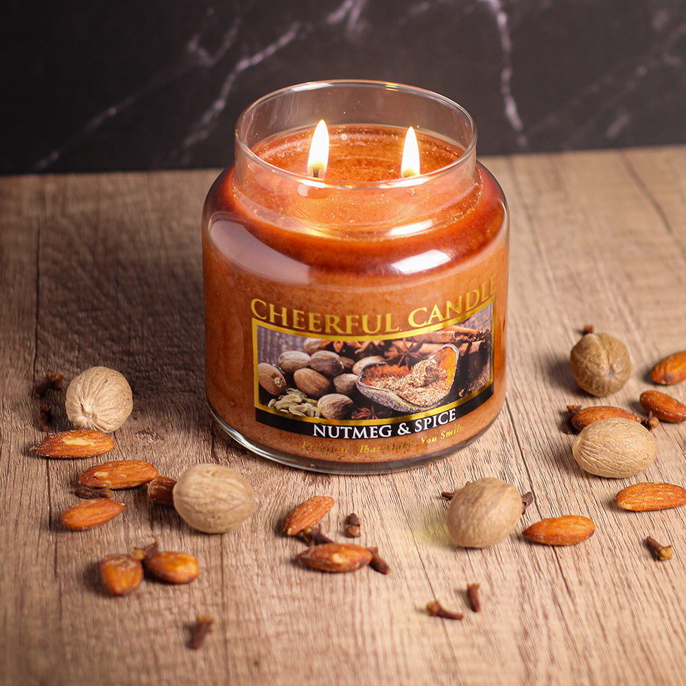 Nutmeg & Spice - 16 oz Cheerful Candle