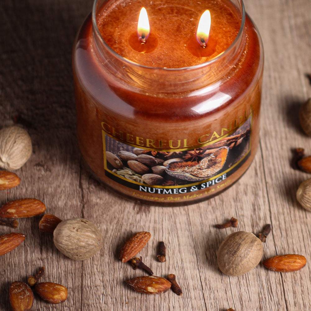 Nutmeg & Spice - 16 oz Cheerful Candle