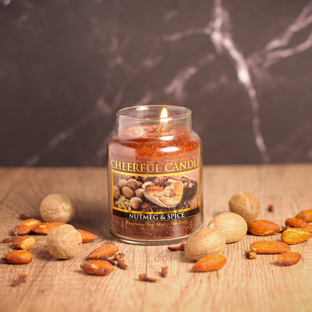 Nutmeg & Spice - 6 oz Cheerful Candle