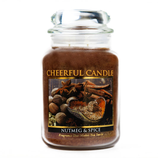Nutmeg & Spice - 24 oz Cheerful Candle