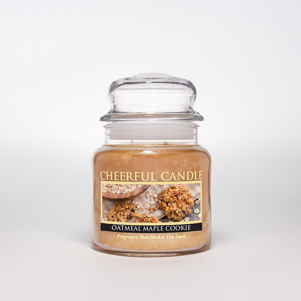 Oatmeal Maple Cookie Scented Candle -16 oz, Double Wick, Cheerful Candle
