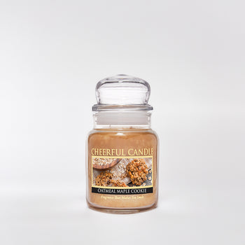 Oatmeal Maple Cookie Scented Candle - 6 oz, Single Wick, Cheerful Candle