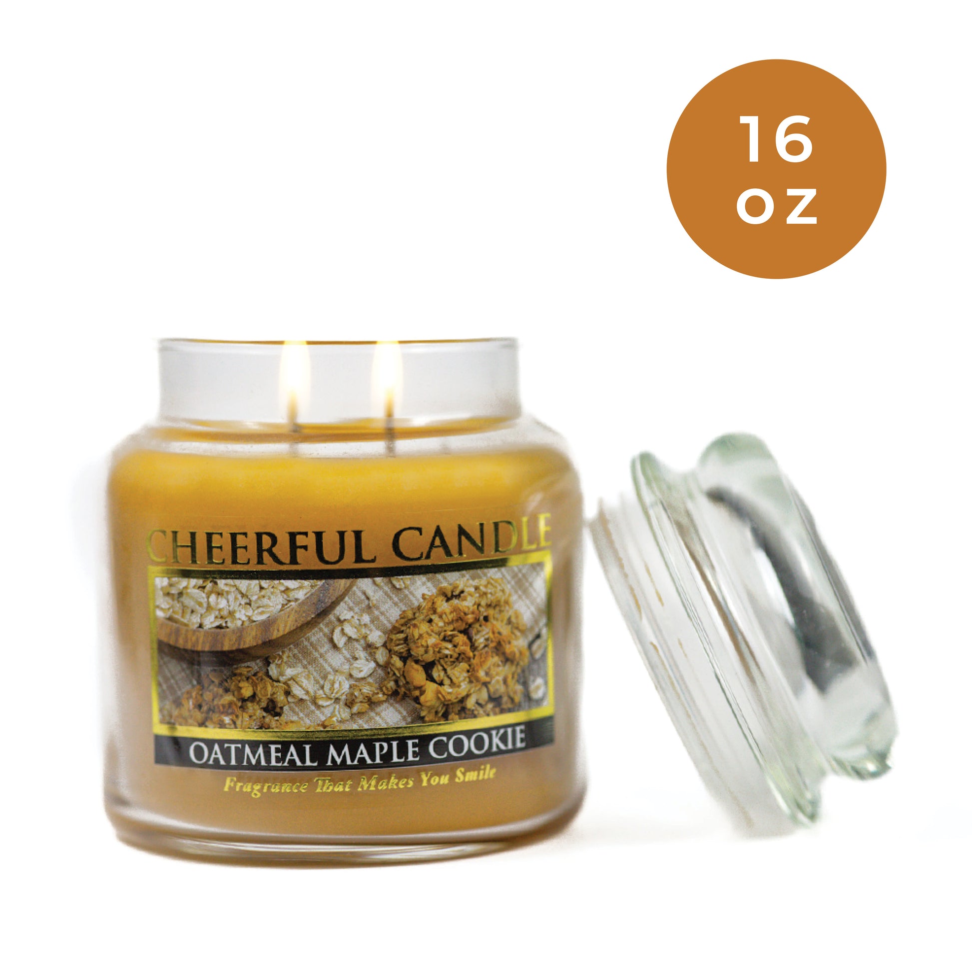 Oatmeal Maple Cookie - 16 oz Cheerful Candle