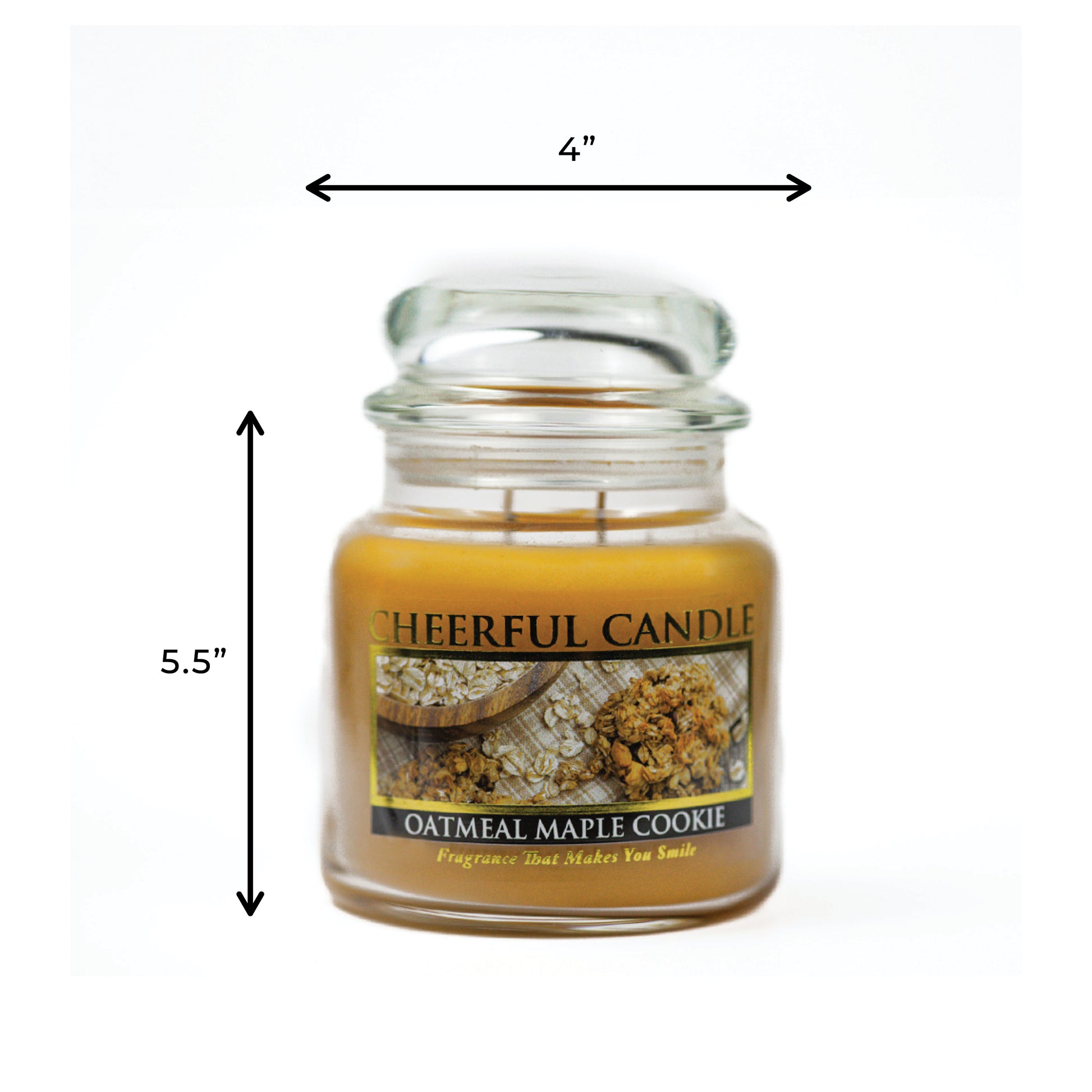 Oatmeal Maple Cookie - 16 oz Cheerful Candle