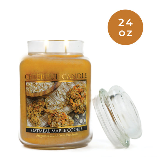 Oatmeal Maple Cookie - 24 oz Cheerful Candle