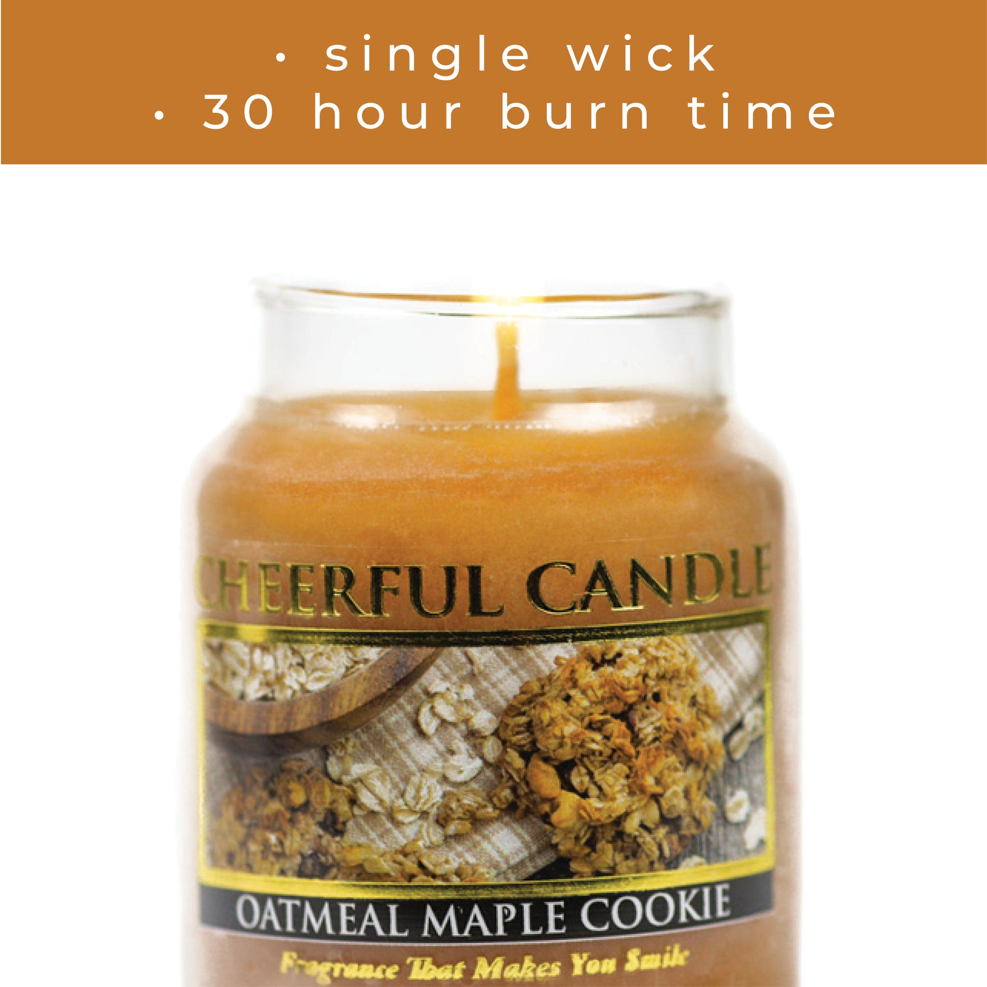 Oatmeal Maple Cookie - 6 oz Cheerful Candle