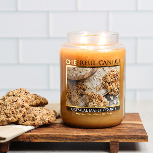 Oatmeal Maple Cookie - 24 oz Cheerful Candle