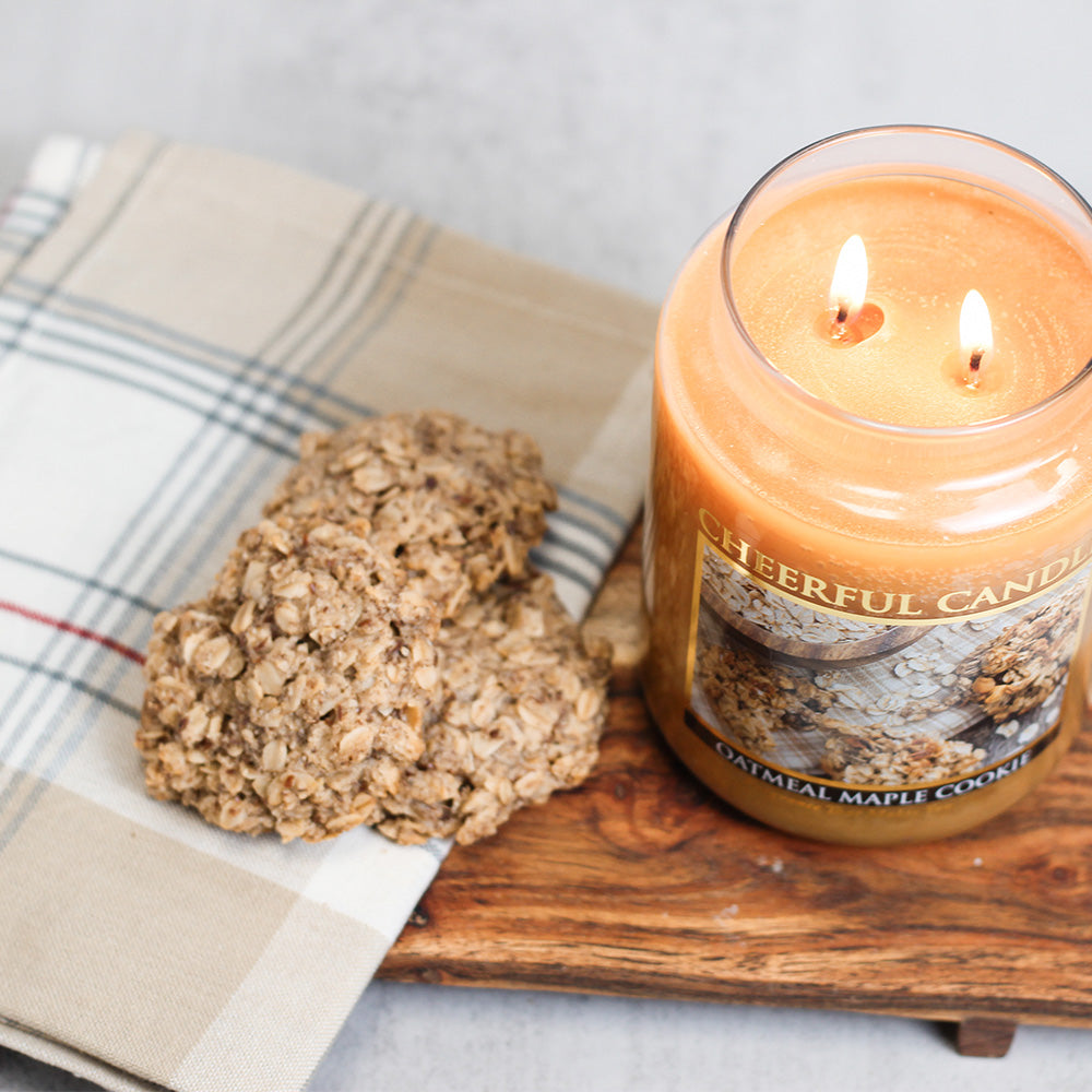 Oatmeal Maple Cookie - 24 oz Cheerful Candle