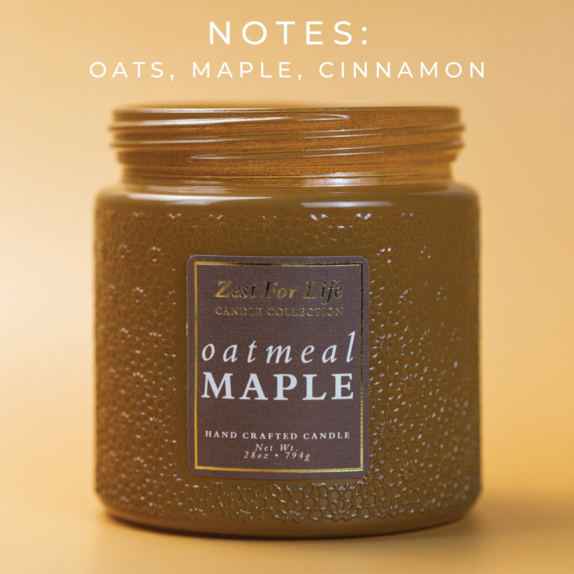 Oatmeal Maple - Zest For Life Candle