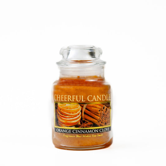 Orange Cinnamon Clove - 6 oz Cheerful Candle