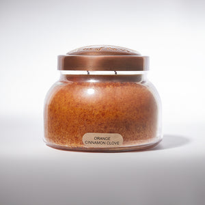 Orange Cinnamon Clove Scented Candle - 22 oz, Double Wick, Mama Jar