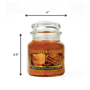 Orange Cinnamon Clove - 16 oz Cheerful Candle