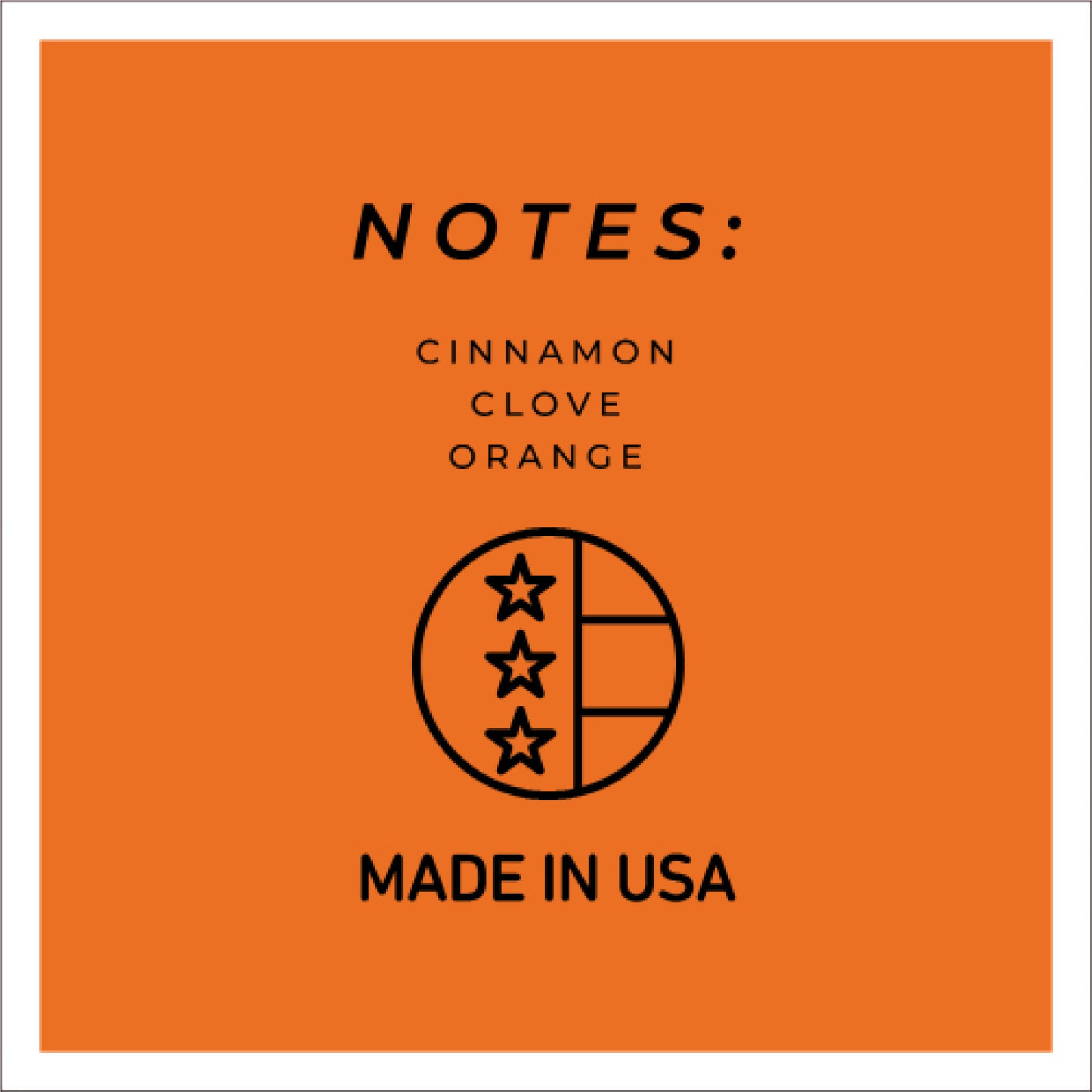 Orange Cinnamon Clove - 16 oz Cheerful Candle