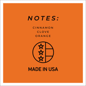 Orange Cinnamon Clove - 16 oz Cheerful Candle