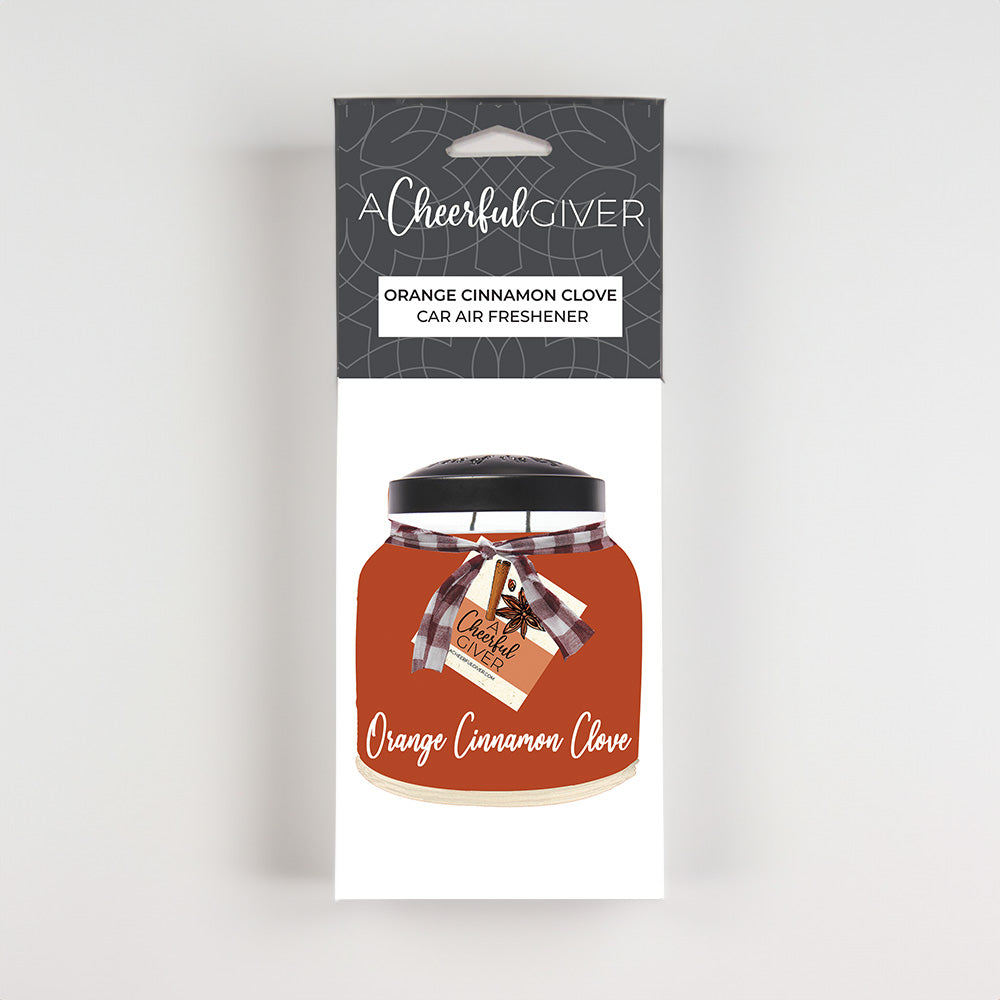 Orange Cinnamon Clove - Car Air Freshener