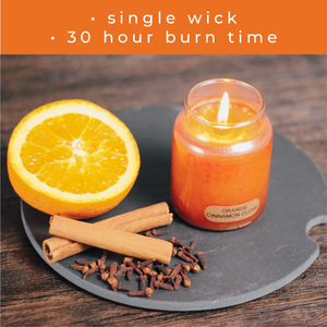 Orange Cinnamon Clove - 6 oz Baby Candle